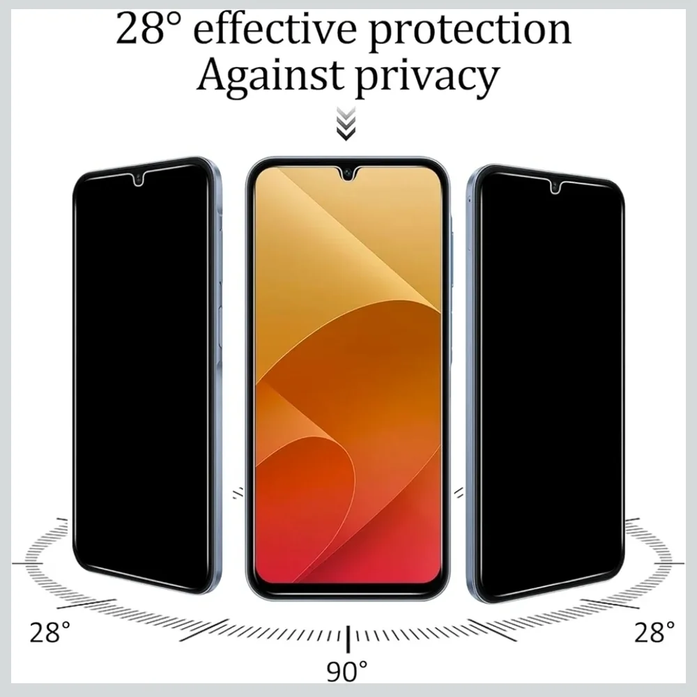 3 Pk Black Tempered Glass Screen Protectors